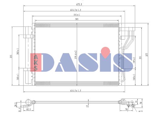 AKS DASIS Kondensaator,kliimaseade 512083N